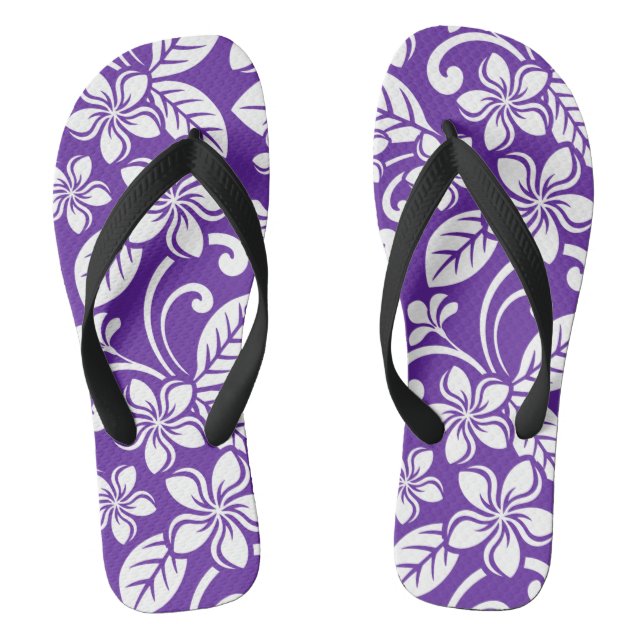 TONGS ÎLE PLUMERIA (PURPLE) (Semelle)