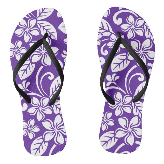 TONGS ÎLE PLUMERIA (PURPLE) (Semelle)