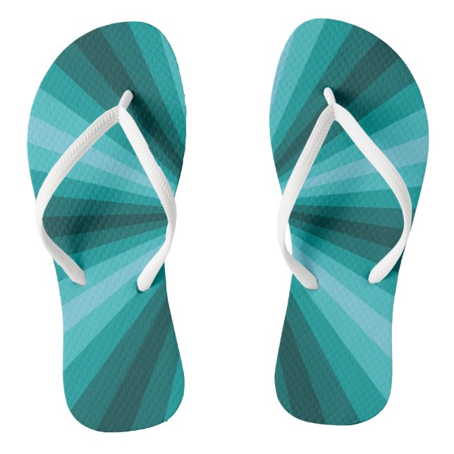 Tongs Illusion Optique Boucles À Retourner Aqua (Semelle)