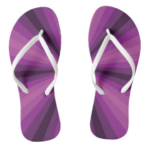 Tongs Illusion optique Flops à lèvres violettes
