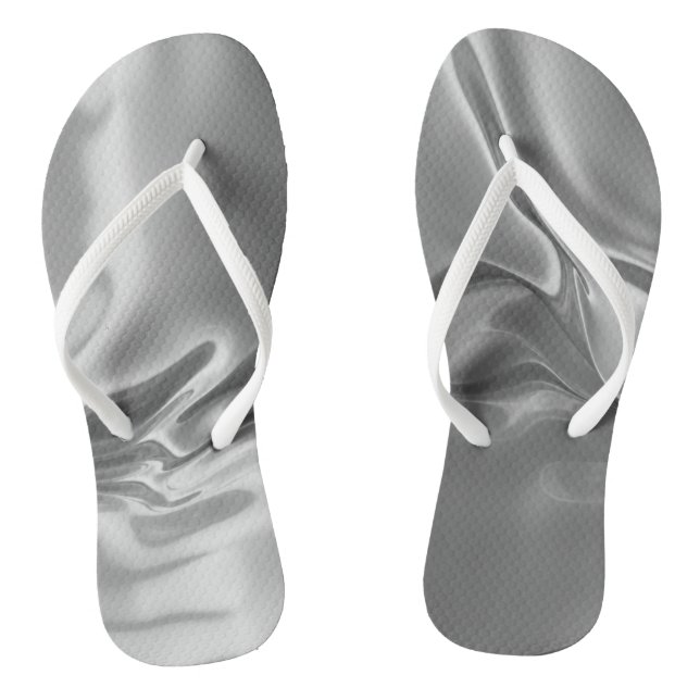 Tongs Impression numérique argent liquide (Semelle)