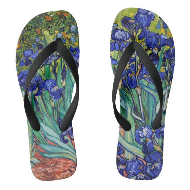 Tongs Irises par Vincent van Gogh (Semelle)
