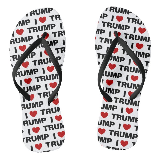 Tongs J'aime Trump (Semelle)