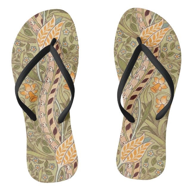 Tongs Jardin de jonquilles de William Morris Fleur Class (Semelle)