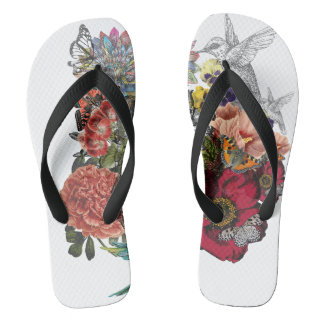 Tongs Je porte mon coeur sur ma semelle