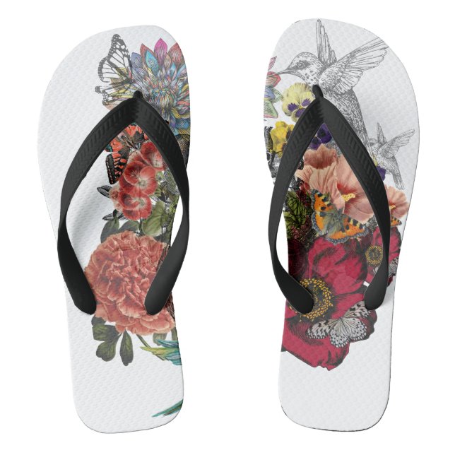 Tongs Je porte mon coeur sur ma semelle (Semelle)