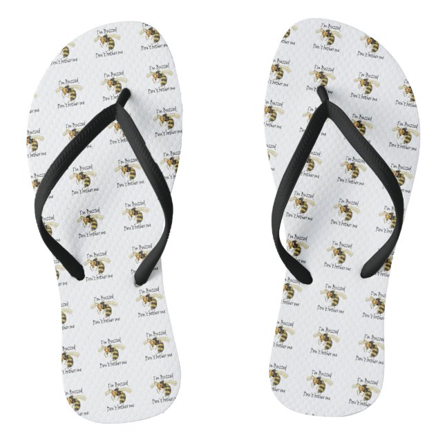 Tongs Je suis bourré ne me dérange pas (Semelle)