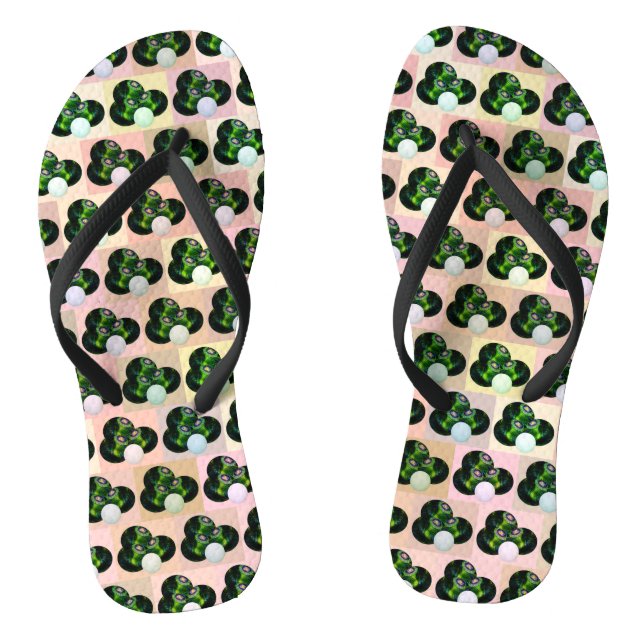 Tongs Jeu géométrique : Coques de pelouse vérifiées en b (Semelle)