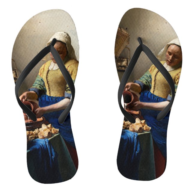 Tongs Johannes Vermeer - La Milkmaid (Semelle)