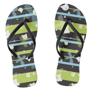 Tongs Joli motif avec petits ours