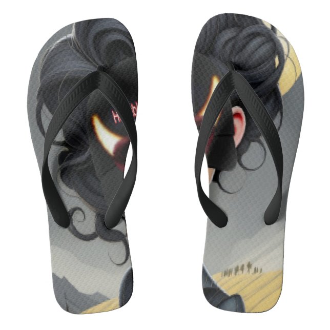 Tongs Jolie fille horrible  (Semelle)