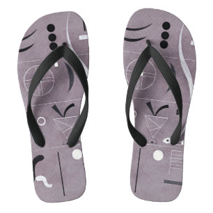 Tongs Kandinsky - Quatre Parties, art abstrait,