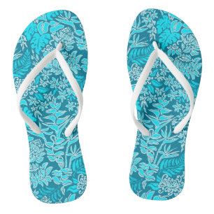 Tongs Kauai Morning Floral de Protea hawaïen Hawaï