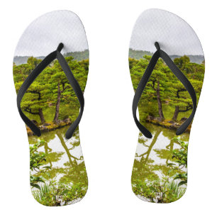 Tongs Kinkaku-ji Ou Pavillon D'Or Et Étang, Kyoto