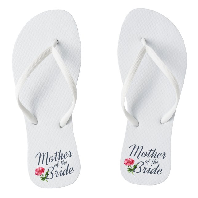 Tongs La mère de la mariée Mariage Calligraphy Flip Flop (Semelle)