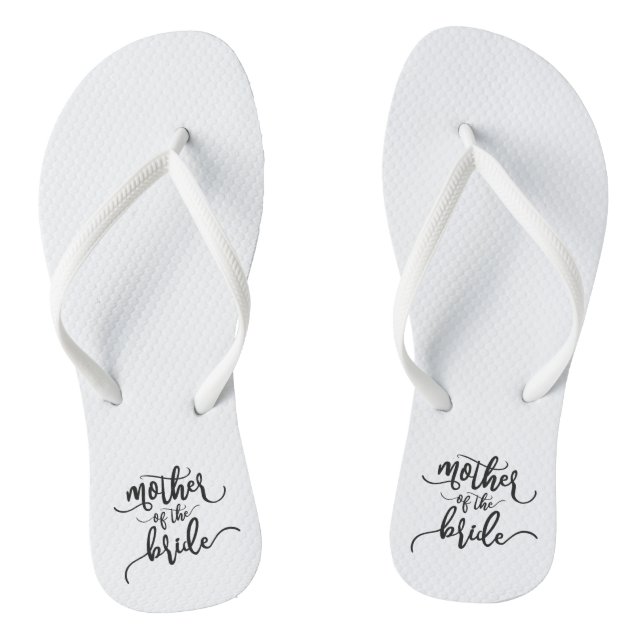 Tongs La mère de la mariée Mariage Calligraphy Flip Flop (Semelle)