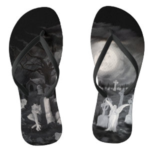 Tongs La nuit sur le cimetière - Angel avec Diable