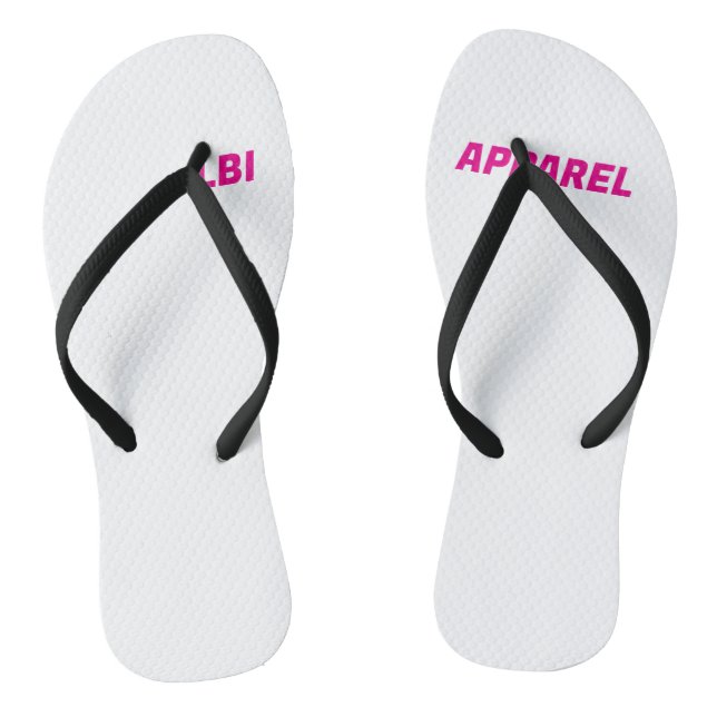 TONGS LBI APPAREL TRADEMARKED FLIP FLOP SHOES (Semelle)