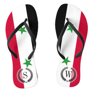Tongs Le drapeau de la Syrie