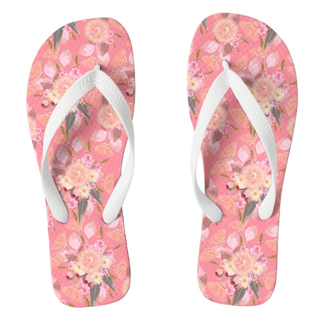 Tongs Les fleurs australiennes d'Eucalyptus (Semelle)