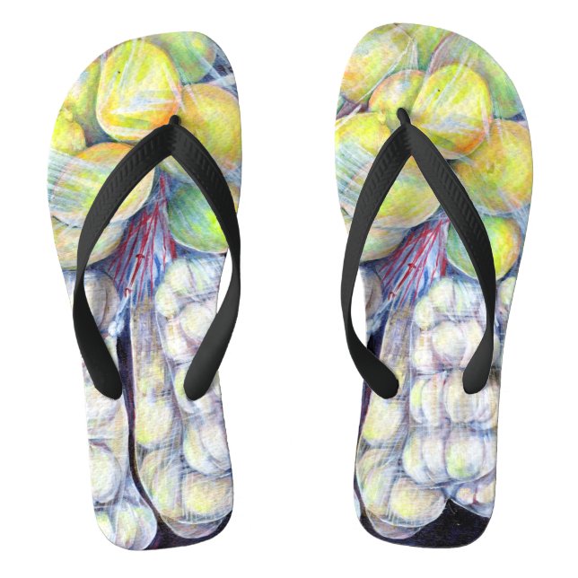 Tongs Les Merveilles des Marchés Occidentaux, Singapour (Semelle)