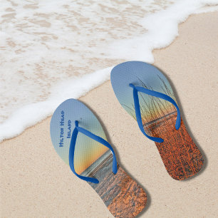 Tongs Lever Du Soleil Sur Le Surf ! Hilton Head Island,