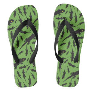 Tongs Lézard Leapide Reptile Green Gecko