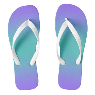 Tongs Lilac Turquoise Ombre