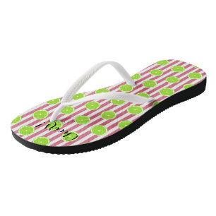 Tongs Limes Et Nantucket Red Fiesta Party Flip Flops