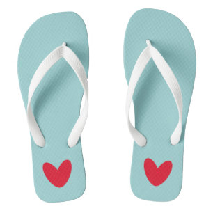 Tongs Love Heart Flip Flops Plage Chaussures