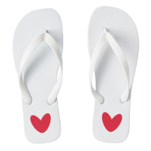 Tongs Love Heart Flip Flops Plage Chaussures