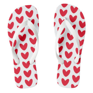 Tongs Love Heart Flip Flops Plage Chaussures