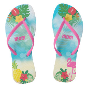 Tongs Luau Thème Tropical