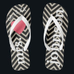 Tongs M. et Mme Lune de miel personnalisée avec coeur<br><div class="desc">Un design parfait pour un mariage à la plage ou pour une lune de miel. Remplacez la Mme par M. pour faire une paire de coordination.</div>
