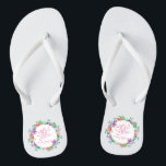 Tongs M. & Mme Elegant Floral Mariage| Retourner les ton<br><div class="desc">Pour plus de personnalisation,  cliquez sur le bouton "Customiser" et utilisez notre outil de conception pour modifier ce modèle. Si les options sont disponibles,  vous pouvez modifier le texte et l'image en cliquant simplement sur "Modifier/Supprimer le texte ou l'image ici" et ajouter le vôtre. Conçu par Freepik.</div>