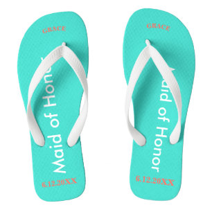 Tongs Maid of Honor NOM Turquoise