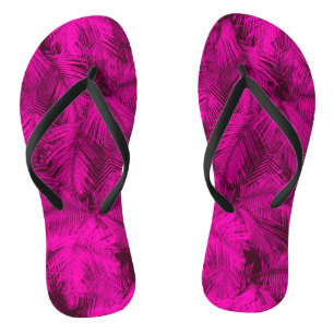 Tongs Makana Palms Feuilles tropicaux hawaïens