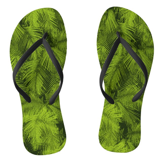 Tongs Makana Palms Feuilles tropicaux hawaïens (Semelle)