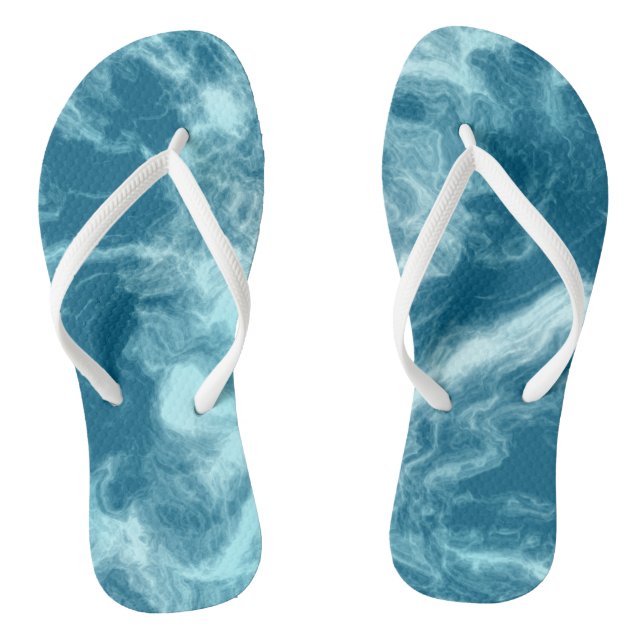 Tongs Marbre d'eau bleue (Semelle)
