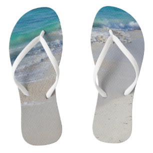 Tongs Marée haute à la plage