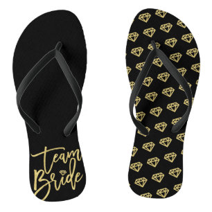 Tongs Mariage de la fête de mariage Diamonds Flip Flop