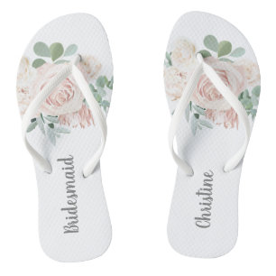 Tongs Mariage d'une servante Favoriser l'Eucalyptus rose