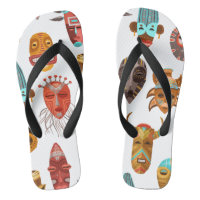 Masques tribaux ethniques africains motif sans cou