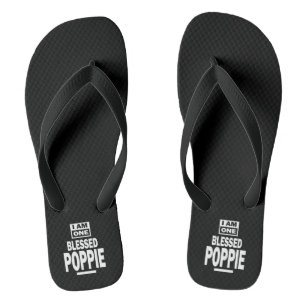 Tongs Mens I Am One Blessé Poppie Fête des pères Cadeau