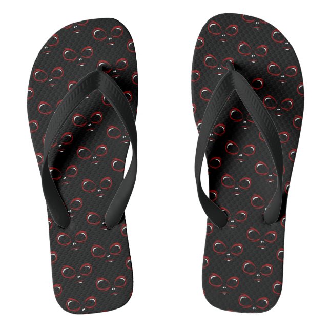 Tongs Mignon monstre visage ovni  (Semelle)