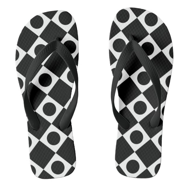 Tongs Mod Retro 60's Noir (Semelle)