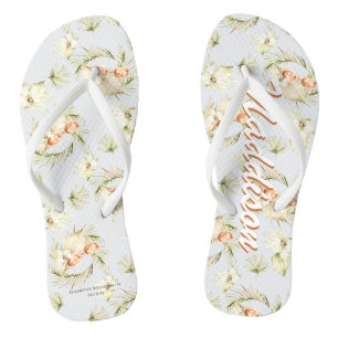 Tongs Mode de plage tropicale   Bachelorette