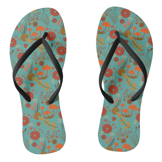 Tongs Modèle floral unique (Semelle)
