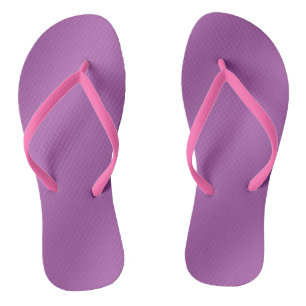 Tongs Moderne Simple Solide dégradé violet motif vague