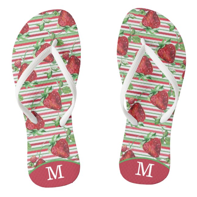 Tongs Monogramme de fraise (Semelle)